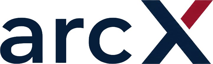 arcXのロゴ