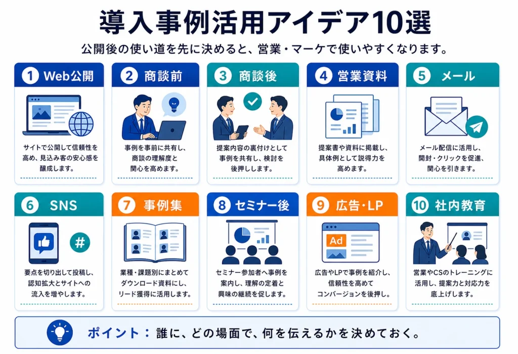 導入事例活用アイデア10選